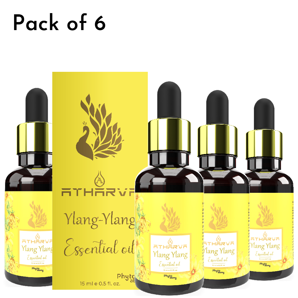 Atharva Ylang Ylang Essential Oil (15ml) Pack Of 6